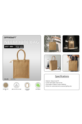 Offikraft Neem Jute Bag 